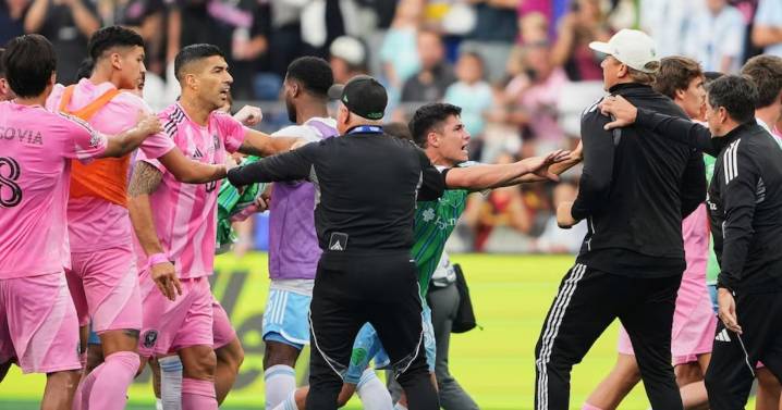 La contundente sanción a Luis Suárez por escupir a un rival tras perder la final de la Leagues Cup con el Inter Miami