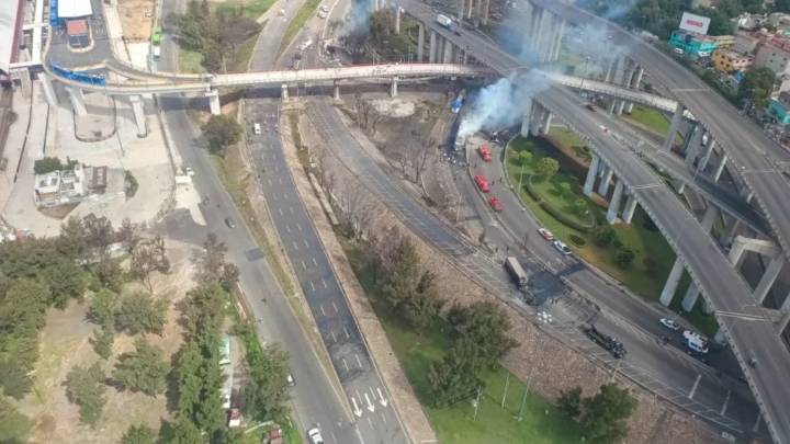 Muere alumno del IPN tras explosión de pipa en Puente de la Concordia