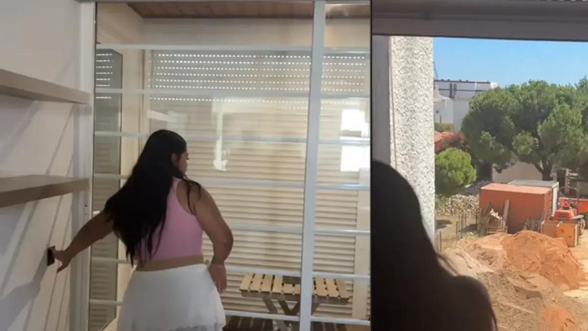 Turistas reservaron un Airbnb en Portugal con vista al mar y se encontraron con una construcción