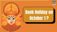 Bank holiday: Are banks closed tomorrow, October 1, for Maha Navami? Check the State