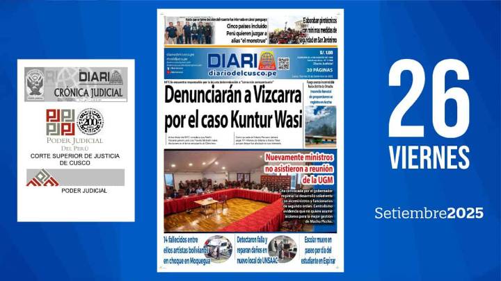Edición Impresa | Viernes 26 09 2025