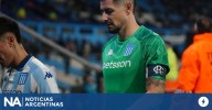 Arias cerró su cuenta de Instagram por las fuertes críticas y peligra su titularidad en Racing
