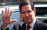 Arriba Rubio a Palacio Nacional para reunión con CSP