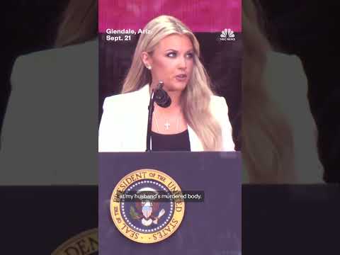 Erika Kirk describes seeing husband after he was shot