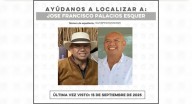 Piden apoyo para localizar a José Francisco Palacios; fue visto por última vez en Hermosillo