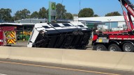 Route 146 briefly shutdown after camper rollover in Millbury