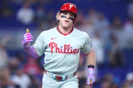 Phillies’ Harrison Bader Gifts Bat to Boy After Woman Takes Ball From Him