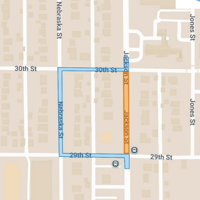 Portion of Jackson Street to temporarily close