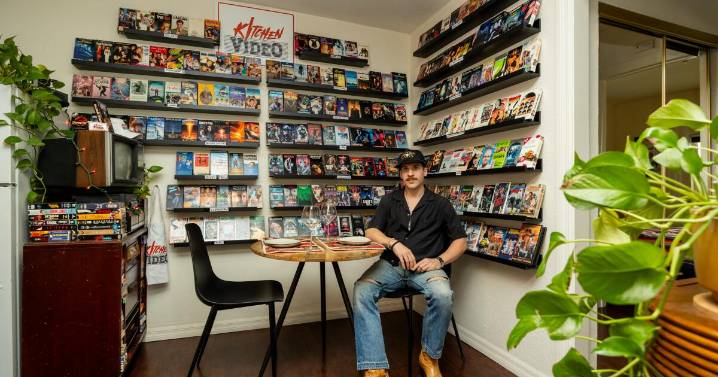 He was nostalgic for retro video stores. So he built one in his Silver Lake kitchen