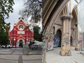 Abren la iglesia San Francisco de Borja destruida durante el estallido: este viernes se podrá visitar