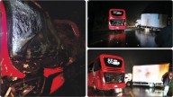 Choca autobús ADO que transportaba obreros de Audi; hay dos lesionados