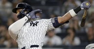 Judge homers twice to tie DiMaggio on Yankees list in 9