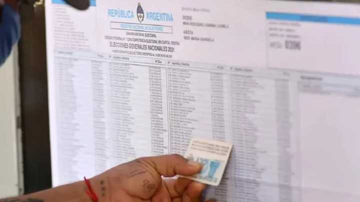 Dónde voto: se publicó el padrón para las elecciones de octubre 2025