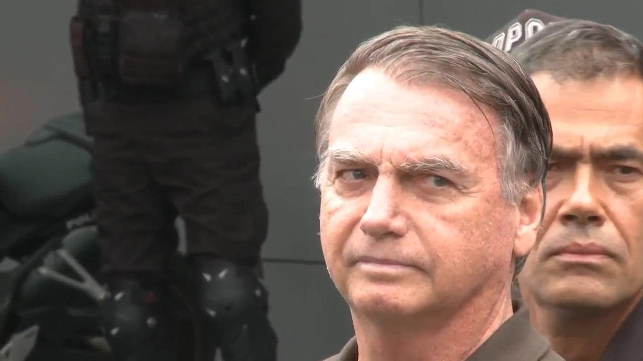 Former Brazil president Bolsonaro makes first public appearance since being sentenced to over 27 years in prison