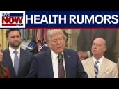 BREAKING: Trump addresses health conspiracies