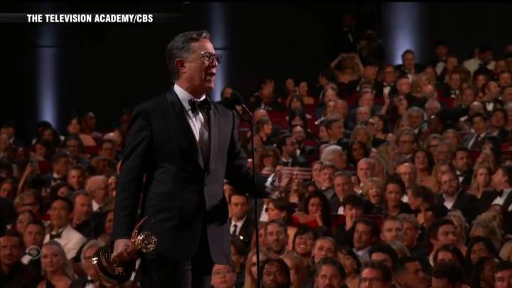 Emmy Awards highlights: Tramell Tillman, Colbert wins and a teen who stepped out of his comfort zone