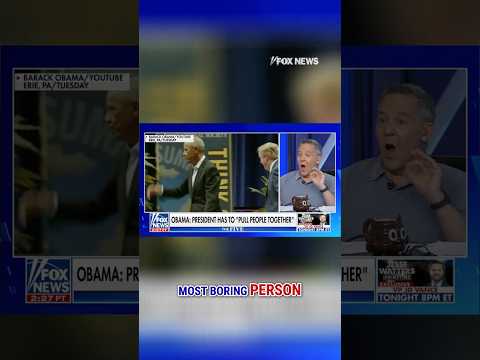 Gutfeld: Obama is the 'most boring person on the planet' #shorts  #foxnews #us #politics