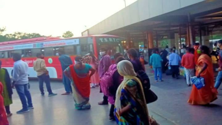 Relief For Passengers As Bus Services Start From MG Bus Station In Hyderabad