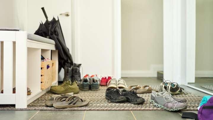 This Clever IKEA Hack Turns Shoe Clutter Into Chic Built