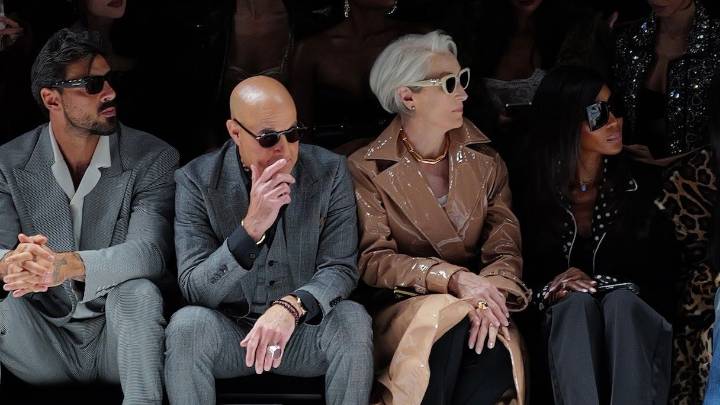 Miranda Priestly and Nigel Sit Front Row for Dolce & Gabbana’s Milan Show