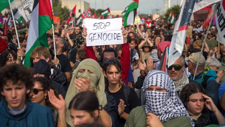 Italia: paro general y marchas en todo el país contra la guerra en Gaza