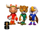 FIFA presentó las tres mascotas oficiales del Mundial 2026