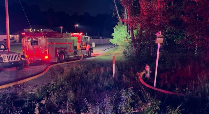 Pulaski County authorities respond to house fire