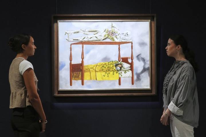Frida Kahlo portrait could sell for $60 million and shatter records at Sotheby’s