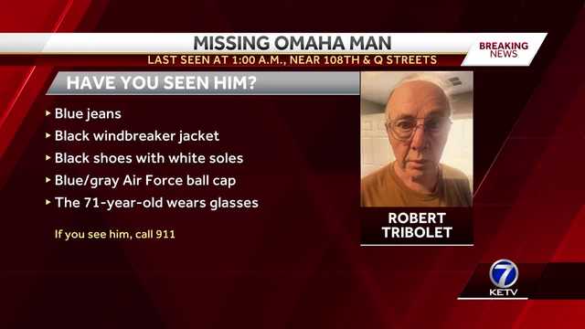 Missing Omaha veteran, 71, last seen early Monday