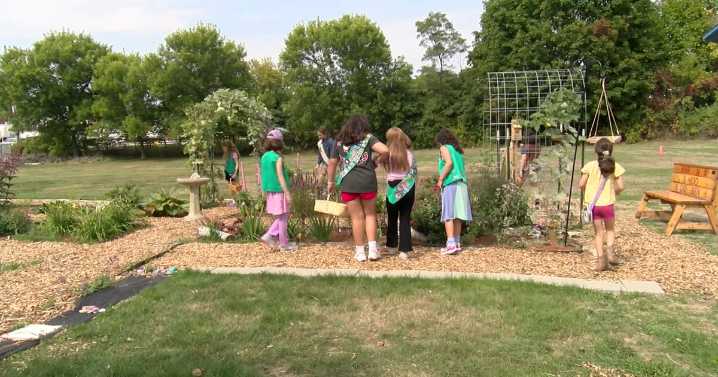 Bangor Girl Scout Troop earn award for pollinator garden project