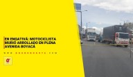 En Engativá: motociclista murió arrollado en plena avenida Boyacá