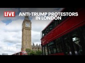 LIVE: Anti-Trump protestors march in London