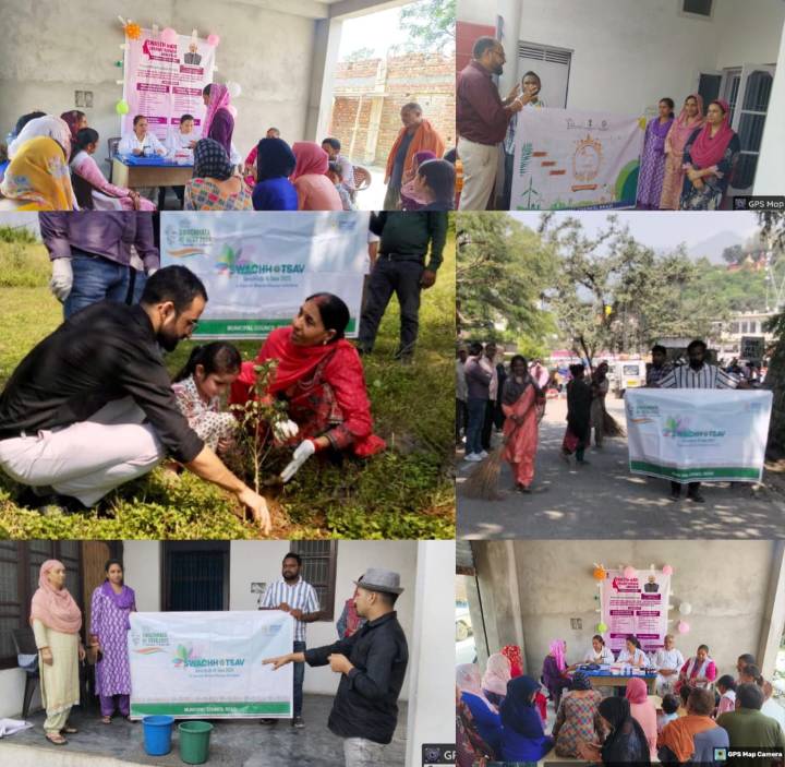 Reasi observes 7th Day of Sewa Parv with cleanliness, health and community initiatives