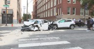 4 injured in crash on Broad Street in Philadelphia's Spring Garden section, officials say