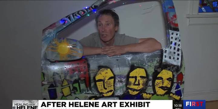 After Helene art exhibit held in Swannanoa