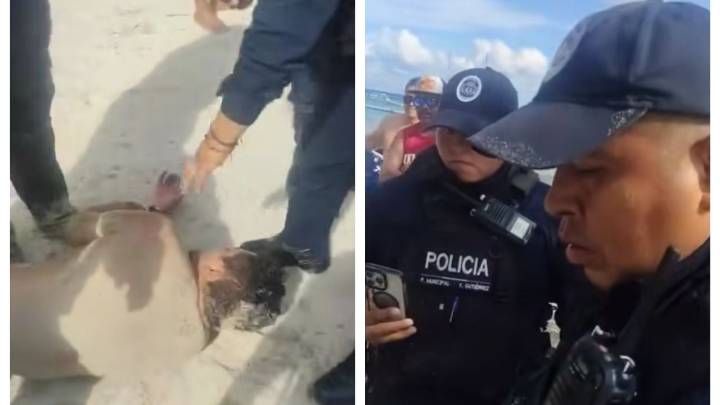 Denuncian brutalidad policiaca en Playa del Carmen; pescador murió tras ser detenido (Video)