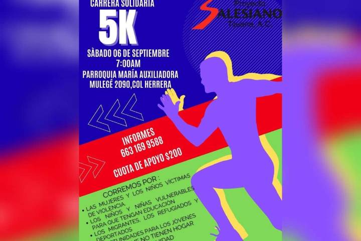 2ª Carrera Atlética por los Refugiados reunirá a la comunidad en Tijuana