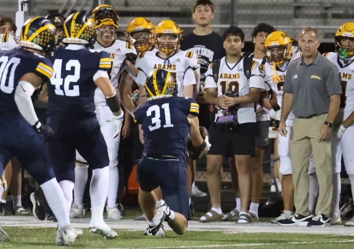 Photo gallery of Clarkston vs. Rochester Adams in OAA Red football action