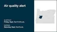 Air quality alert in place for Lane County Cascade Foothills and Cascades of Lane County until early Saturday morning