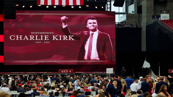 Trump Charlie Kirk memorial