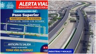 MAPA: Así reducirán carriles en Los Nogales por obras de puentes