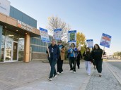 College support staff remain on strike