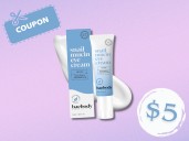 A snail-mucin under-eye cream is currently 50% off on Amazon with a coupon