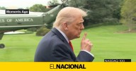 Trump manda callar a un periodista que le pregunta sobre sus negocios: "Silencio"