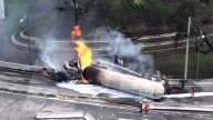 Explosión e Incendio en Puente de la Concordia, Cerca del Metro Santa Martha de CDMX