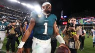 Eagles’ Jalen Hurts credits AJ Brown despite quiet season opener