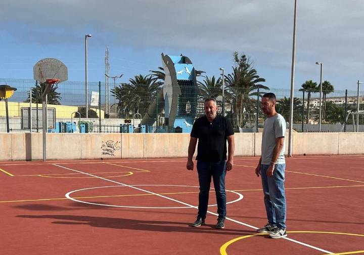 Mejoradas las canchas de Costa Calma