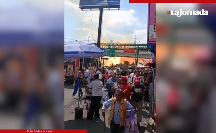 Reportan explosión de pipa en Puente de la Concordia y calzada Zaragoza
