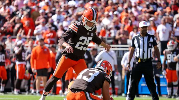 Browns K Andre Szmyt needs MRI after suffering calf injury in Friday practice