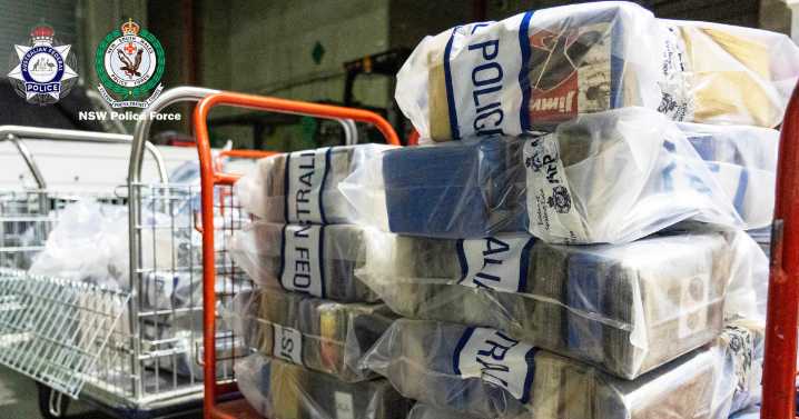 Sydney dockworkers charged over $100 million cocaine bust